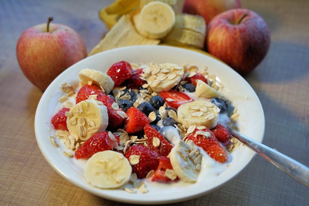 yogurt e muesli